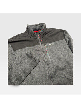 Orvis Classic Collection Men's Gray Full-Zip Jacket, Zipped Pockets, Size Medium